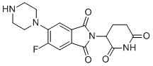 structure of CAS# 2222114-22-7, 沙利度胺-哌嗪5-氟化物