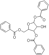 structure of CAS# 22224-41-5, 1,3,5-Tri-O-benzoyl-D-ribofuranose