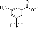 structure of CAS# 22235-25-2, 3-Amino-5-trifluoromethylbenzoic acid methyl ester