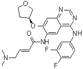 CAS 登录号：2223677-62-9, (2E)-N-[4-[(3,4-二氟苯基)氨基]-7-[[(3S)-四氢-3-呋喃基]氧基]-6-喹唑啉基]-4-(二甲基氨基)-2-丁烯酰胺