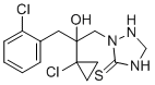 CAS # 222408-90-4, 2-(2-(1-Chlorocyclopropyl)-3-(2-chlorophenyl)-2-hydroxypropyl)-1,2,4-triazolidine-3-thione