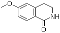 structure of CAS# 22246-12-4, 6-(甲氧基)-3,4-二氢-1(2H)-异喹啉酮