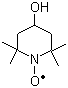 structure of CAS# 2226-96-2, 4-羟基-2,2,6,6-四甲基哌啶-1-氧自由基