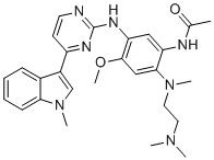 CAS # 2227103-37-7, Osimertinib Acetyl impurity, N-(2-((2-(Dimethylamino)ethyl)(methyl)amino)-4-methoxy-5-((4-(1-methyl-1H-indol-3-yl)pyrimidin-2-yl)amino)phenyl)acetamide