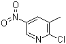 structure of CAS# 22280-56-4, 2-氯-3-甲基-5-硝基吡啶