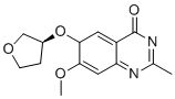 structure of CAS# 2230840-12-5, 7-甲氧基-2-甲基-6-[(3S)-氧杂环戊烷-3-基]氧基-6H-喹唑啉-4-酮
