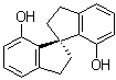 structure of CAS# 223259-62-9, (1R)-2,2',3,3'-四氢-1,1'-螺双[1H-茚]-7,7'-二醇