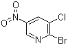 structure of CAS# 22353-41-9, 2-Bromo-3-chloro-5-nitropyridine