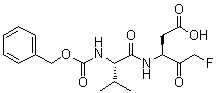 CAS 登录号：223568-55-6, (3S)-5-氟-3-[[(2S)-3-甲基-1-氧代-2-[[(苯基甲氧基)羰基]氨基]丁基]氨基]-4-氧代戊酸