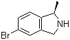structure of CAS# 223595-17-3, (1R)-5-溴-2,3-二氢-1-甲基-1H-异吲哚