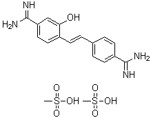 structure of CAS# 223769-64-0, 2-Hydroxystilbamidine dimethanesulfonate