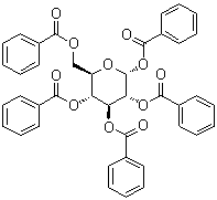 CAS # 22415-91-4, alpha-D-Glucose pentabenzoate, NSC 231869, Penta-O-benzoyl-alpha-D-glucopyranose