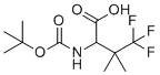 structure of CAS# 2242426-49-7, 2-((叔-丁氧羰基)氨基)-4,4,4-三氟-3,3-二甲基丁酸