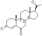 CAS 登录号：2243-08-5, 6-氧代黄体酮