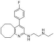 CAS # 2243798-59-4, N-Ethyl-N'-[4-(4-fluorophenyl)-5,6,7,8,9,10-hexahydrocycloocta[b]pyridin-2-yl]-1,2-ethanediamine