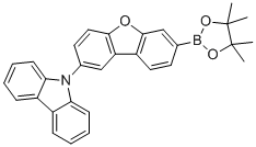 CAS # 2244899-53-2, 9-[7-(4,4,5,5-Tetramethyl-1,3,2-dioxaborolan-2-yl)dibenzofuran-2-yl]carbazole