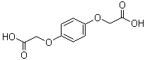 structure of CAS# 2245-53-6, Hydroquinone-O,O'-diacetic acid