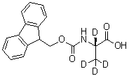 CAS # 225101-69-9, N-[(9H-Fluoren-9-ylmethoxy)carbonyl]-L-alanine-2,3,3,3-d<sub>4</sub>
