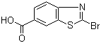 structure of CAS# 22514-58-5, 2-Bromo-6-benzothiazolecarboxylic acid