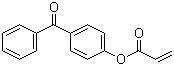 CAS # 22535-49-5, 4-Acryloyloxybenzophenone, 2-Propenoic acid 4-benzoylphenyl ester