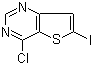 structure of CAS# 225382-62-7, 4-氯-6-碘噻吩并[3,2-d]嘧啶