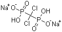 structure of CAS# 22560-50-5, 氯屈膦酸二钠