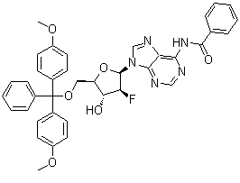 CAS # 226415-08-3, N-[9-[5-O-[Bis(4-methoxyphenyl)phenylmethyl]-2-deoxy-2-fluoro-beta-D-arabinofuranosyl]-9H-purin-6-yl]benzamide