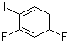 2,4-二氟碘苯分子结构 (CAS 2265-93-2)