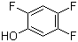 structure of CAS# 2268-16-8, 2,4,5-三氟苯酚