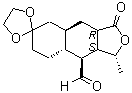 CAS # 226916-29-6, (1'R,3'aR,4'aR,8'aR,9'S,9'aS)-Decahydro-1'-methyl-3'-oxo-spiro[1,3-dioxolane-2,6'(3'H)-naphtho[2,3-c]furan]-9'-carboxaldehyde