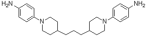 CAS # 22728-32-1, 4,4'-(1,3-Propanediyldi-4,1-piperidinediyl)bisbenzenamine