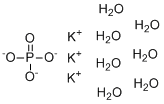 structure of CAS# 22763-02-6, Phosphoric Acid Tripotassium Salt Heptahydrate