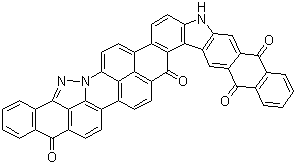 CAS # 2278-50-4, Vat Black 8, C.I. 71000, 1H-Benz[6,7]indazole[2,3,4-fgh]naphth[2'',3'':6',7']indolo[3',2':5,6]anthra[2,1,9-mna]acridine-2,7,10,15-tetrone