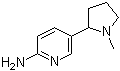 structure of CAS# 22790-82-5, 6-Amino-DL-nicotine