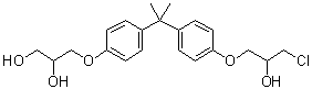 structure of CAS# 227947-06-0, 3-[4-[1-[4-(3-氯-2-羟基丙氧基)苯基]-1-甲基乙基]苯氧基]-1,2-丙二醇
