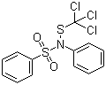 structure of CAS# 2280-49-1, N-苯基-N-[(三氯甲基)硫代]苯磺酰胺