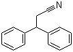 structure of CAS# 2286-54-6, 3,3-Diphenylpropiononitrile