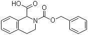 structure of CAS# 22914-95-0, N-苄氧羰基-3,4-二氢-1H-异喹啉甲酸
