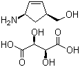 structure of CAS# 229177-52-0, (1S-cis)-4-Amino-2-cyclopentene-1-methanol D-hydrogen tatrate