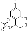 structure of CAS# 229334-55-8, (S)-(2,4-二氯苯基)(氯甲基)甲基甲烷磺酸酯