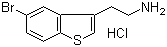 structure of CAS# 22964-00-7, 5-Bromobenzo[b]thiophene-3-ethylamine hydrochloride