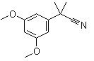 structure of CAS# 22972-63-0, 2-(3,5-二甲氧基苯基)-2-甲基丙腈