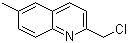 structure of CAS# 22989-38-4, 2-(Chloromethyl)-6-methylquinoline