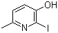 structure of CAS# 23003-30-7, 3-羟基-2-碘-6-甲基吡啶