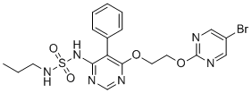 CAS # 2300968-87-8, Macitentan Impurity 6, N-[6-[2-[(5-bromo-2-pyrimidinyl)oxy]ethoxy]-5-phenyl-4-pyrimidinyl]-N'-propyl-Sulfamide