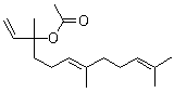 structure of CAS# 2306-78-7, 乙酸橙花叔醇酯