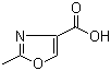 structure of CAS# 23062-17-1, 2-Methyloxazole-4-carboxylic acid