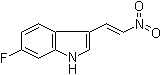 structure of CAS# 23077-59-0, 3-(2-Nitrovinyl)-6-fluoroindole