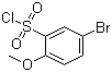 structure of CAS# 23095-05-8, 5-溴-2-甲氧基苯磺酰氯