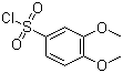 structure of CAS# 23095-31-0, 3,4-二甲氧基苯磺酰氯
